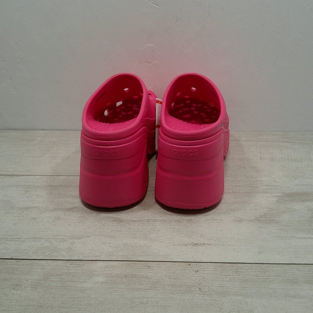 Crocs Siren Perfectly Pink Platform Comfort Clog Men's 10 | Women’s 12 – New - Picture 9 of 13